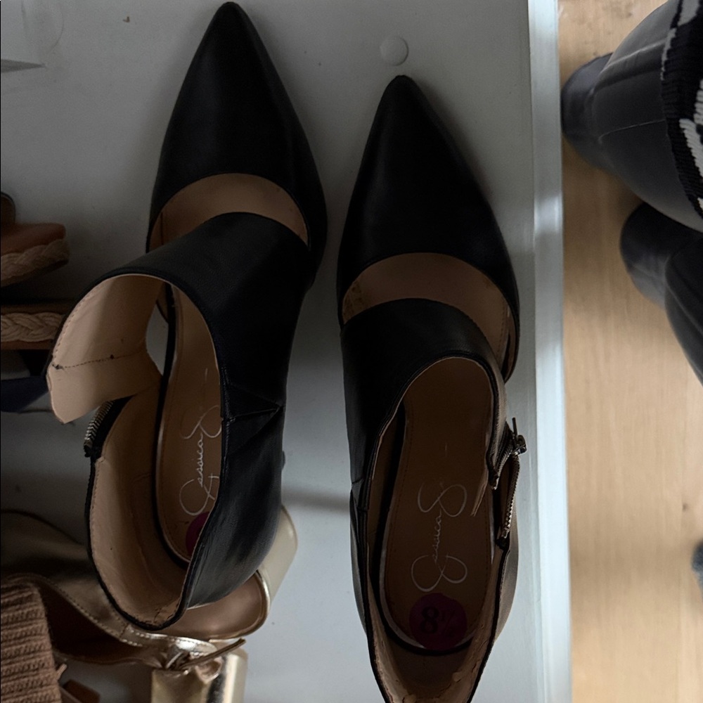 Jessica Simpson Black Heels